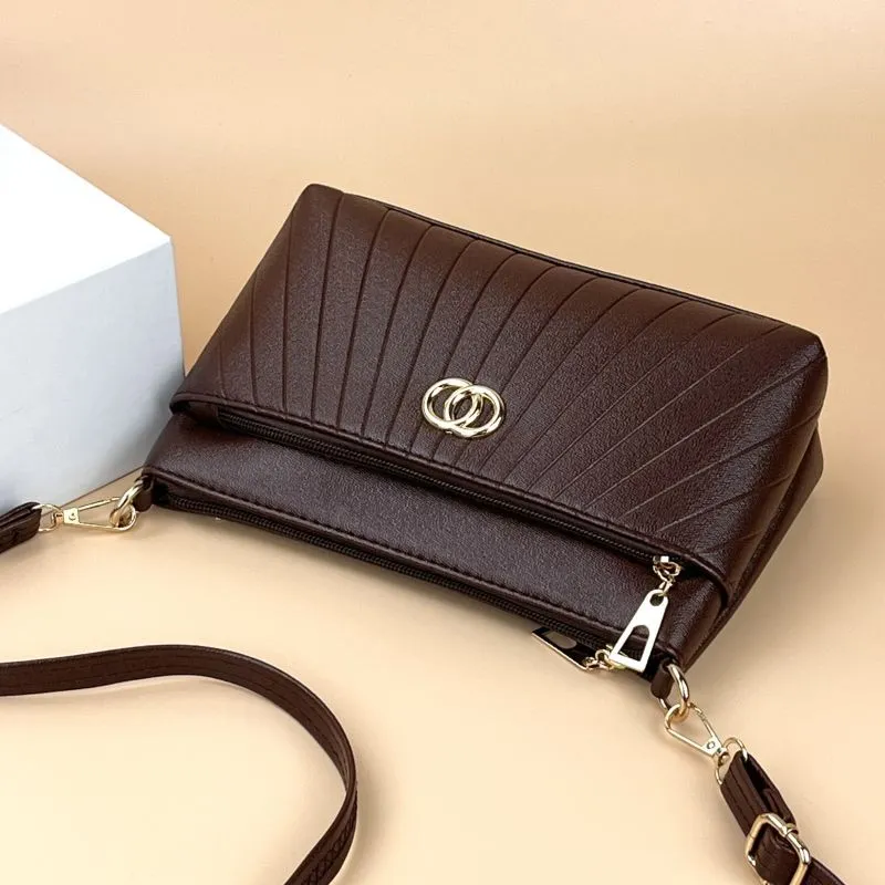 Women's Korean Fashion Large Capacity Mother Mobile Crossbody Bags
