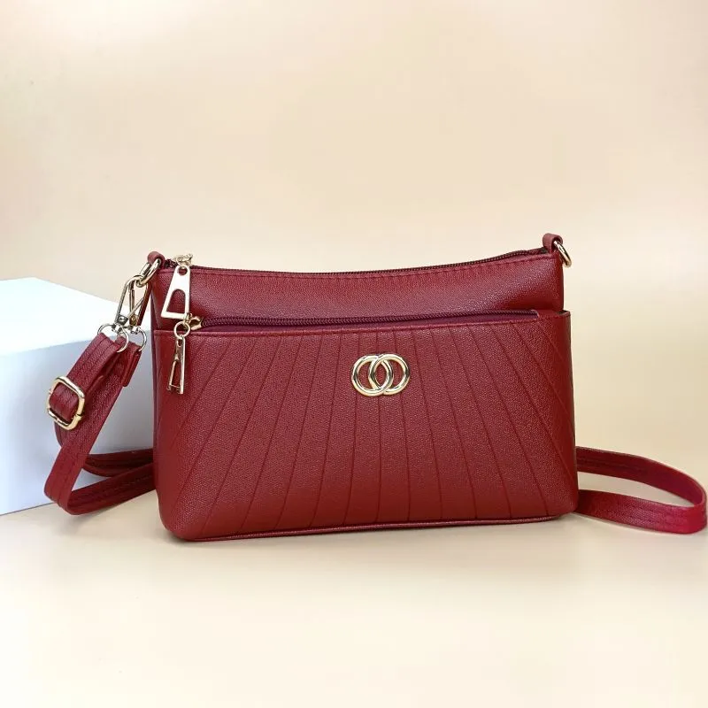 Women's Korean Fashion Large Capacity Mother Mobile Crossbody Bags