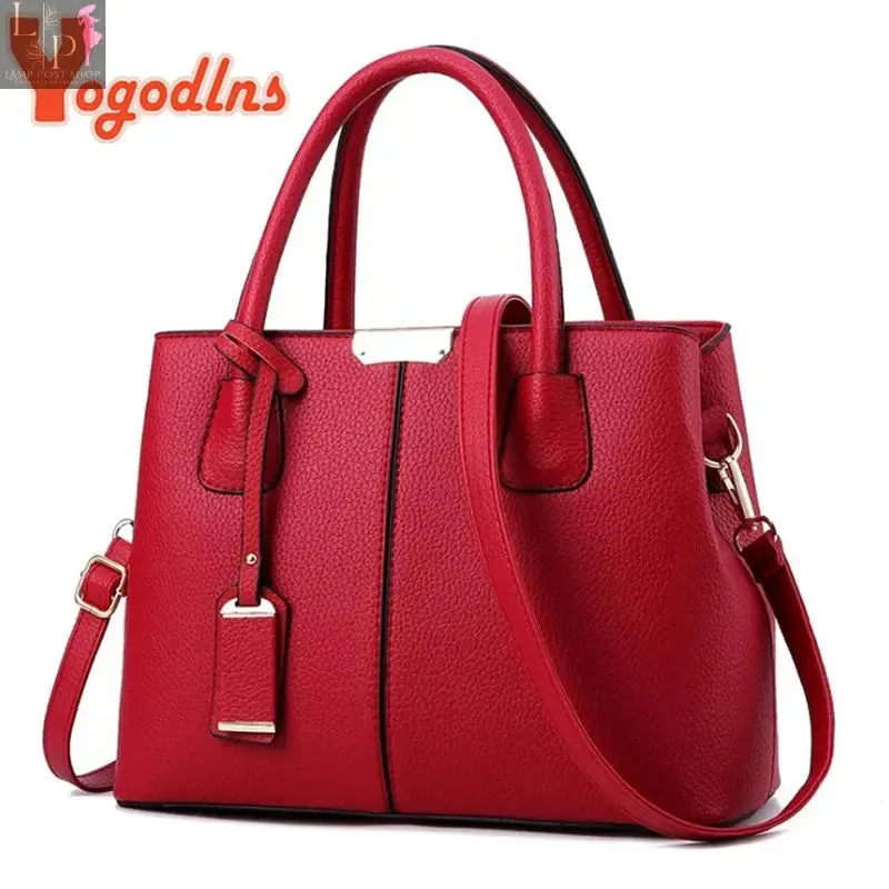 Yogodlns Famous Designer Brand Bags Women Leather Handbags Luxury Ladies Hand Bags Purse Fashion Shoulder Bags