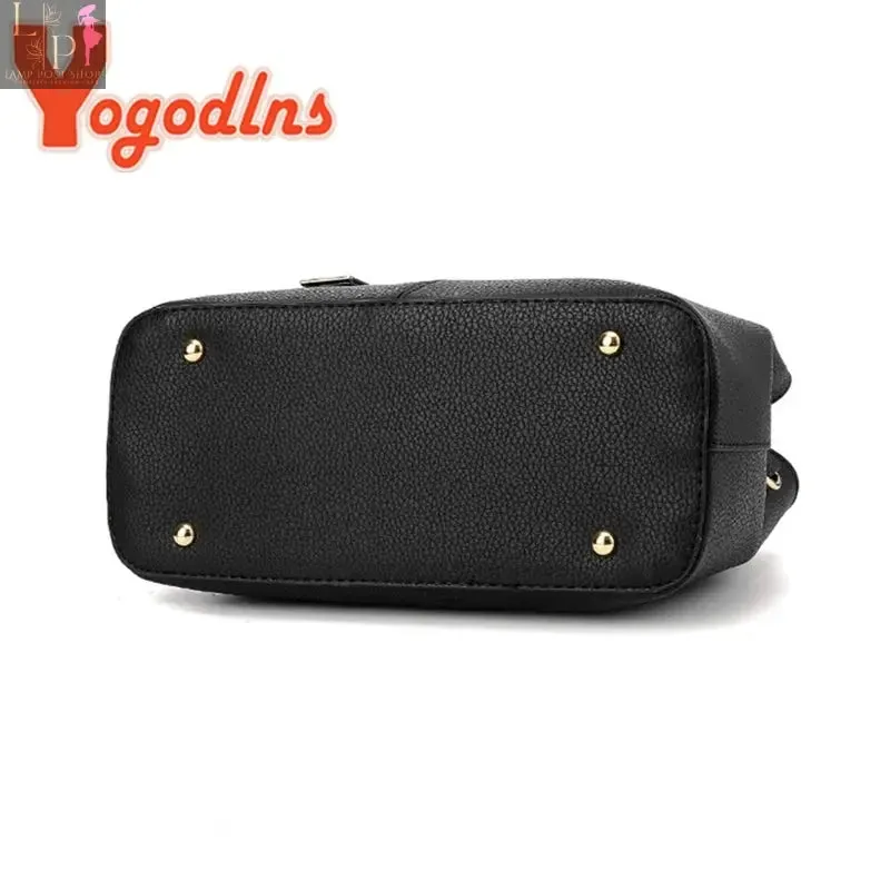 Yogodlns Famous Designer Brand Bags Women Leather Handbags Luxury Ladies Hand Bags Purse Fashion Shoulder Bags