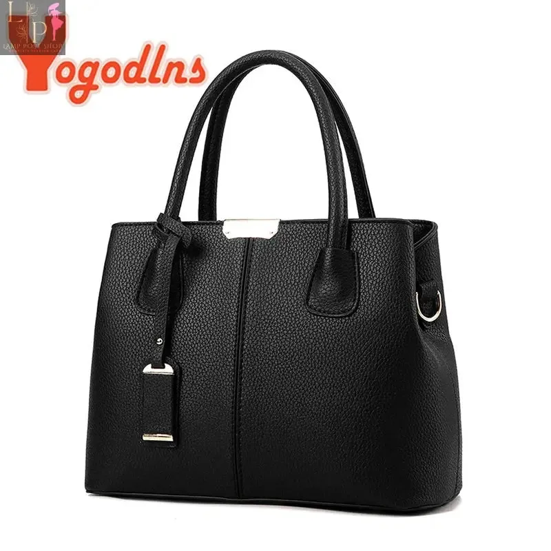 Yogodlns Famous Designer Brand Bags Women Leather Handbags Luxury Ladies Hand Bags Purse Fashion Shoulder Bags