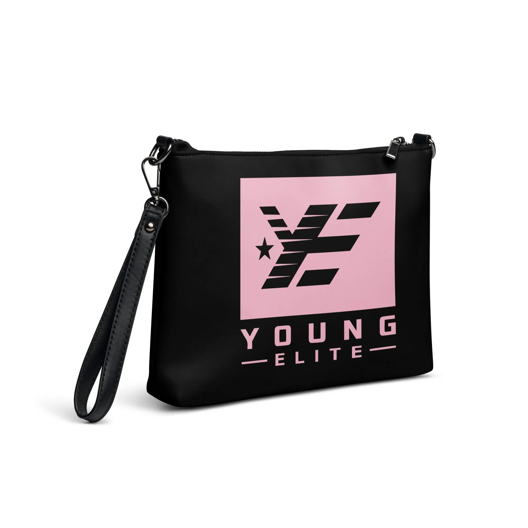 Young Elite Black Crossbody Bag Stylish Yellow Design Premium Quality