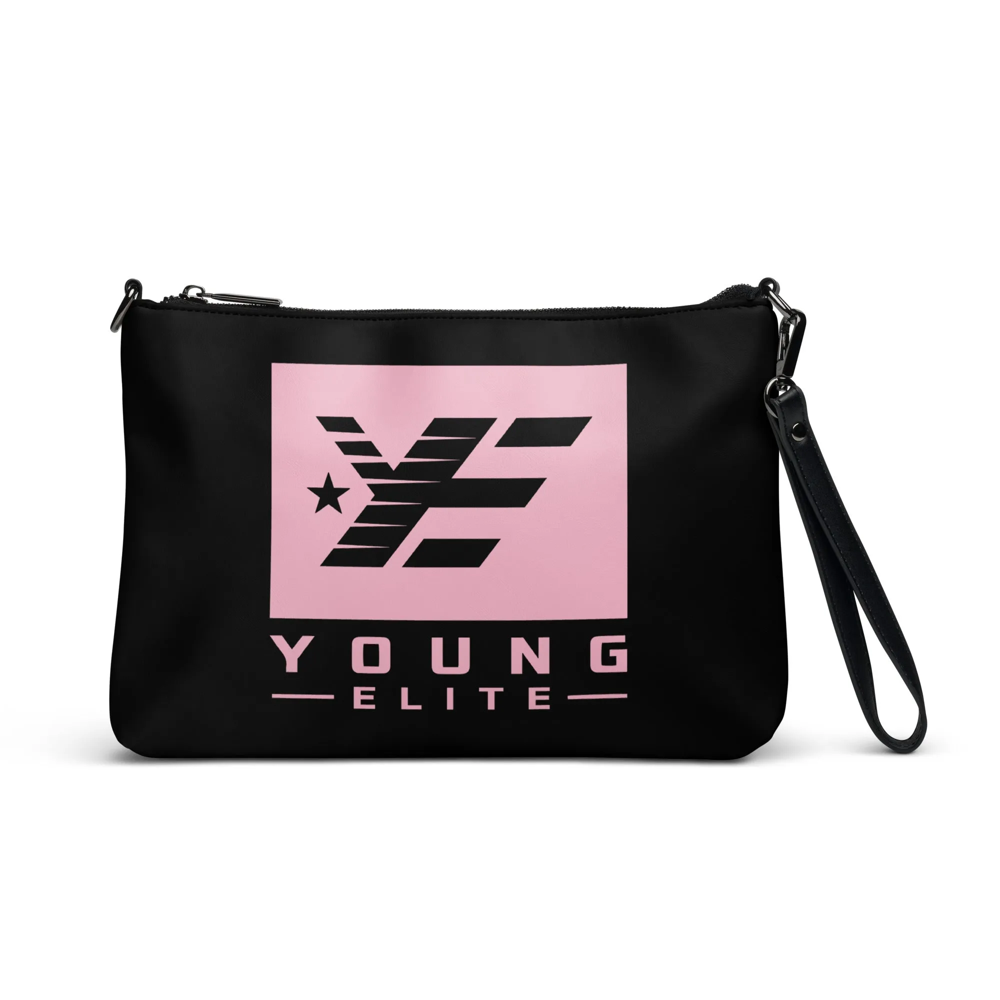 Young Elite Black Crossbody Bag Stylish Yellow Design Premium Quality