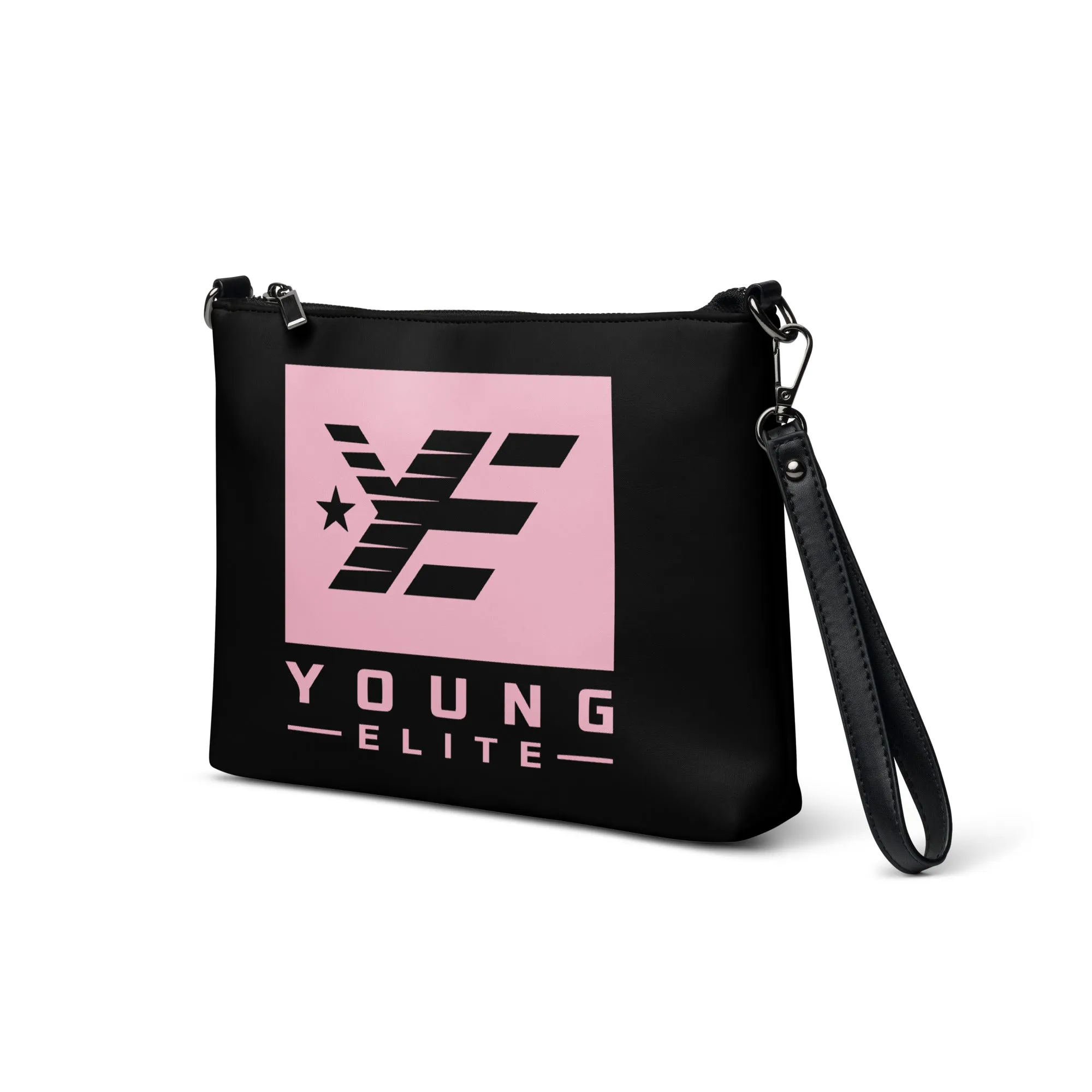 Young Elite Black Crossbody Bag Stylish Yellow Design Premium Quality
