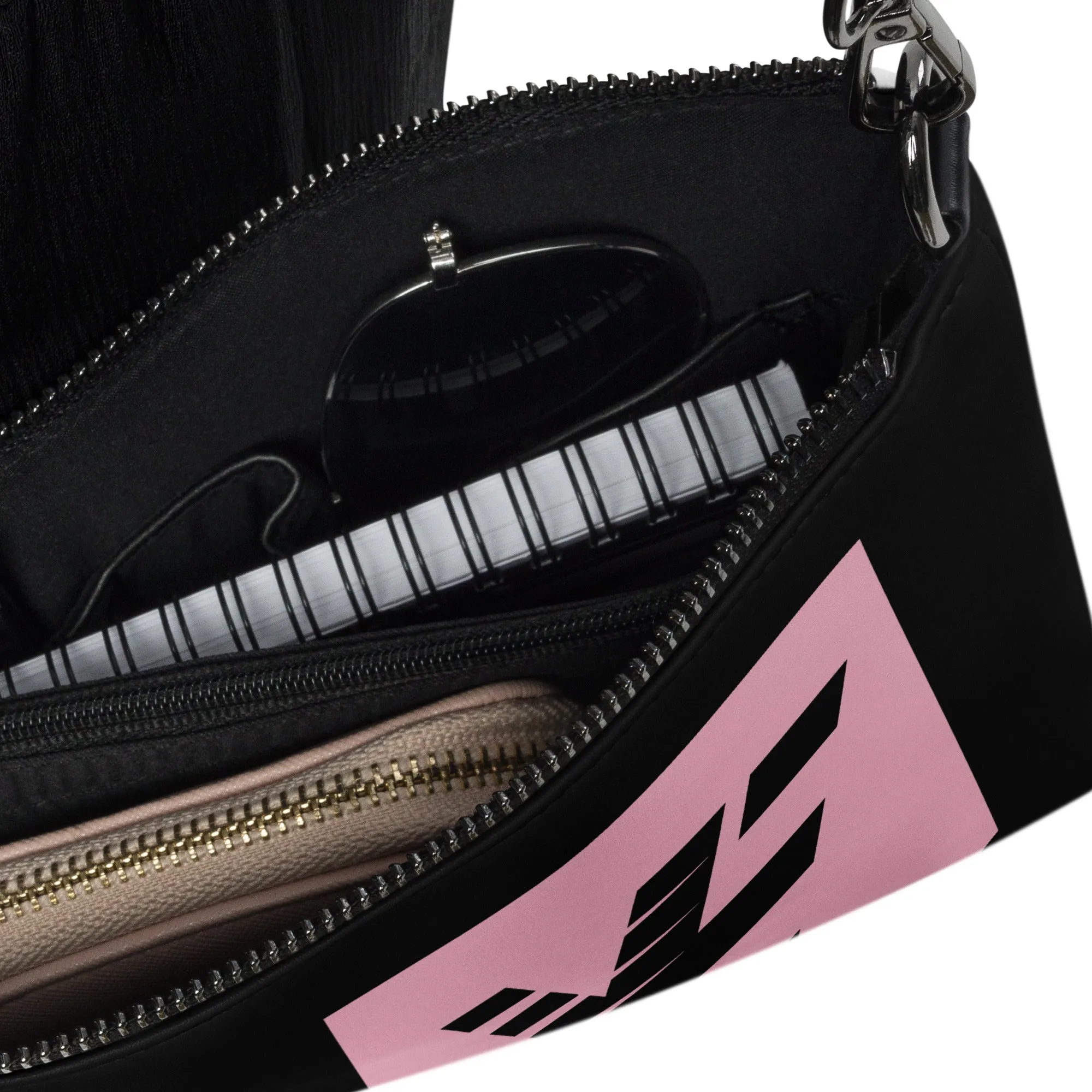 Young Elite Black Crossbody Bag Stylish Yellow Design Premium Quality